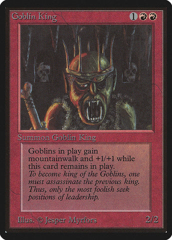 goblin king art mtg