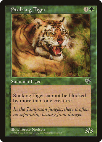 stalking tiger mtg art