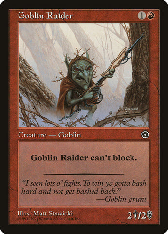 goblin raider mtg art