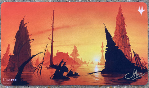 scorched ruins playmat