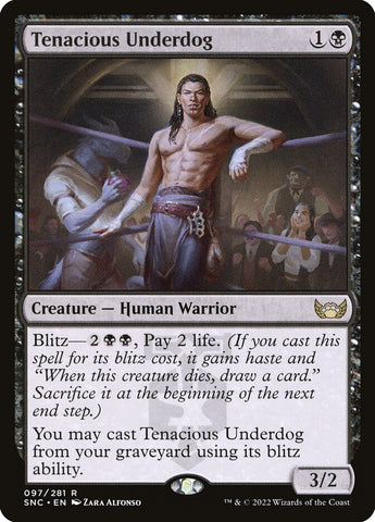 tenacious underdog art