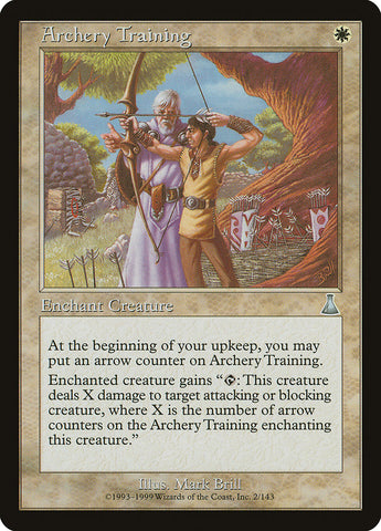 archery training art mtg