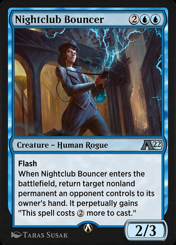 nightclub bouncer mtg art