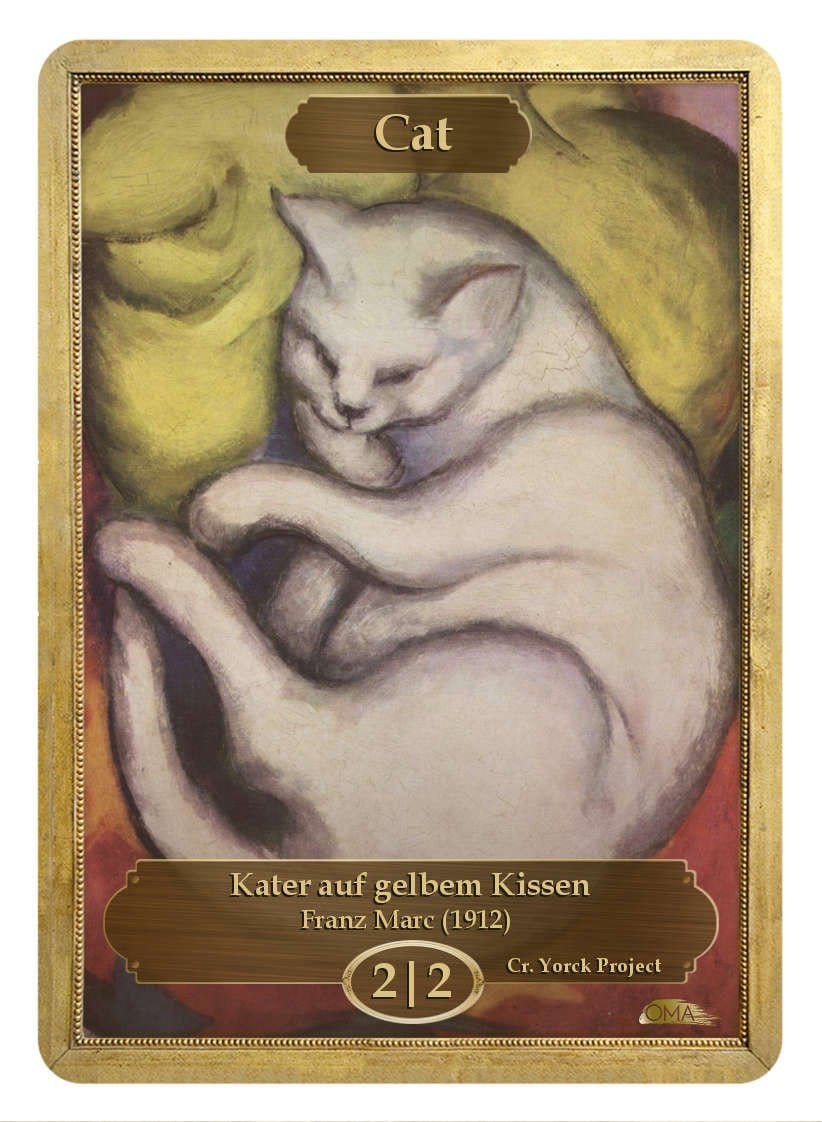 《猫トークン/Cat Token》 (Franz Marc)