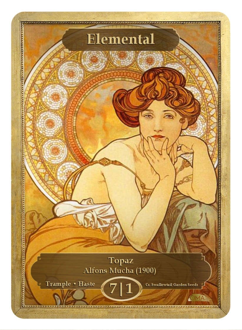 Elemental Token (Alfons Mucha)