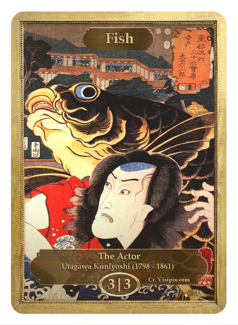 《魚トークン/Fish Token》 (Utagawa Kuniyoshi)