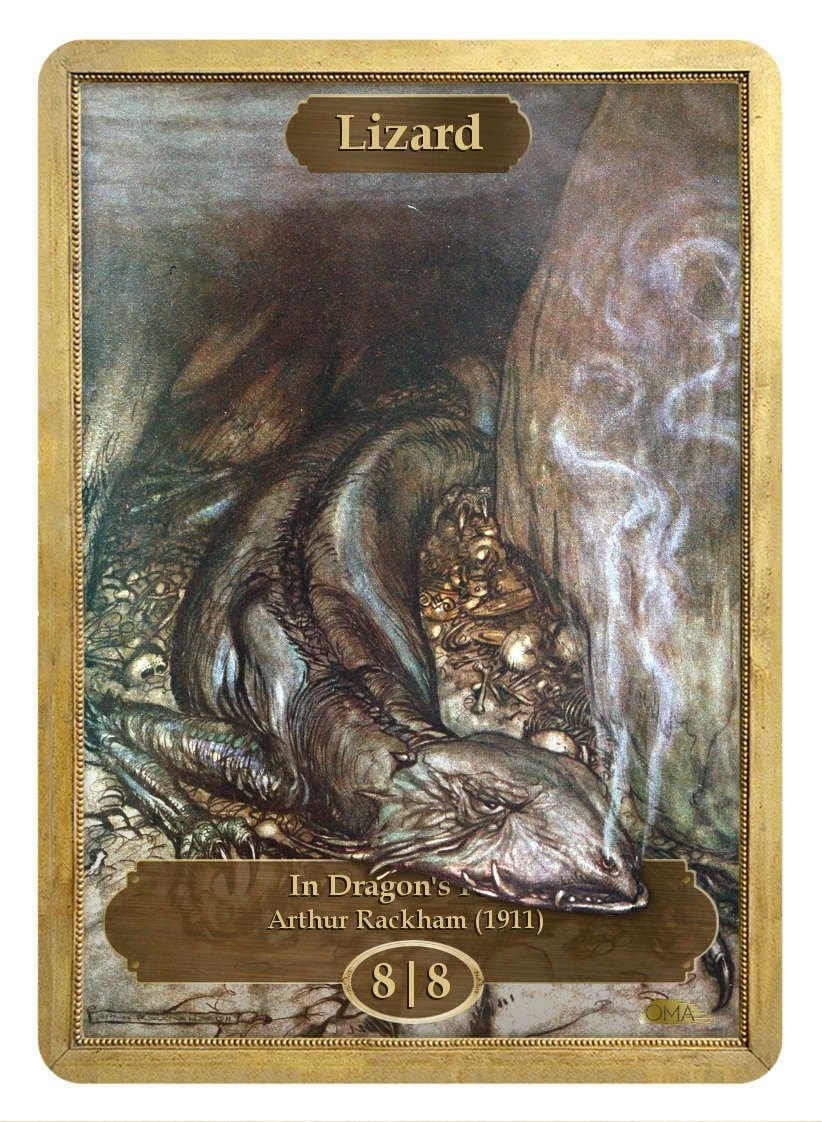 Lizard Token (Arthur Rackham)