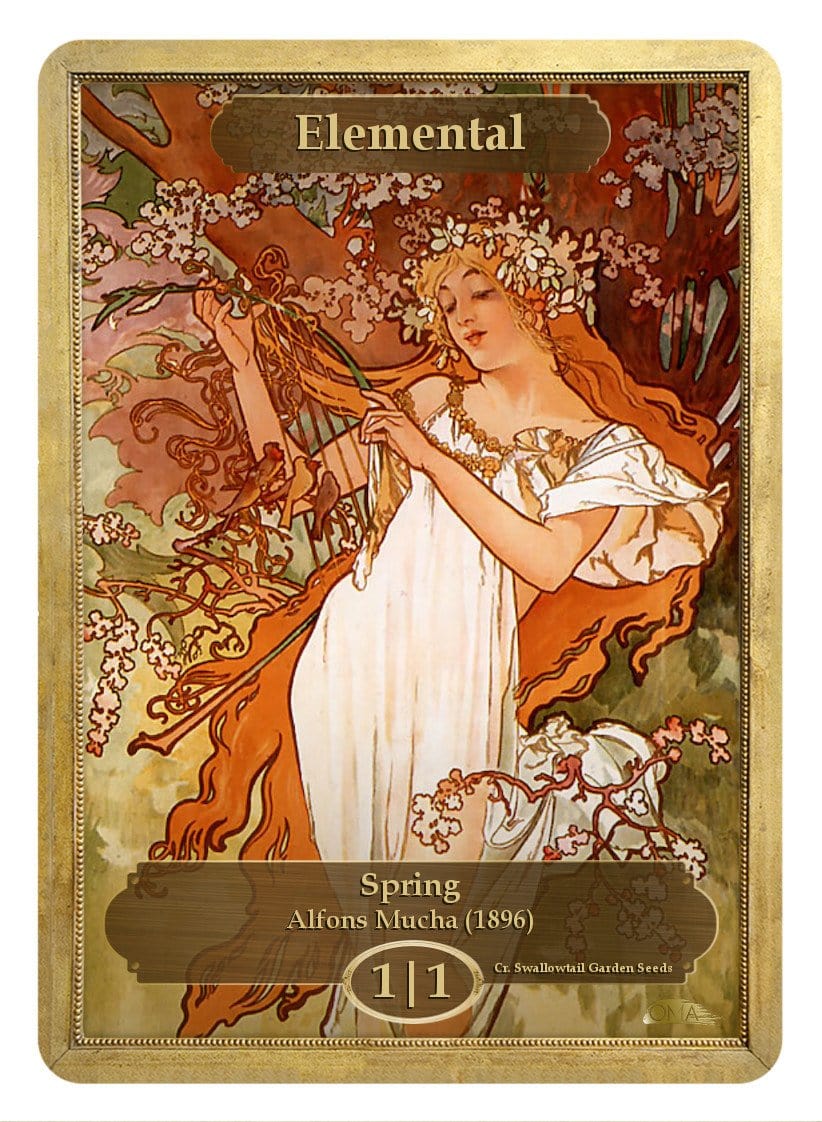 《エレメンタルトークン/Elemental Token》 (Alfons Mucha)