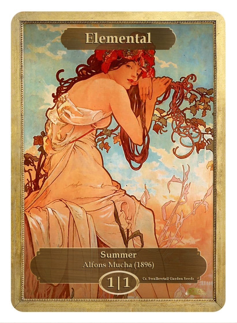 Elemental Token (Alfons Mucha)