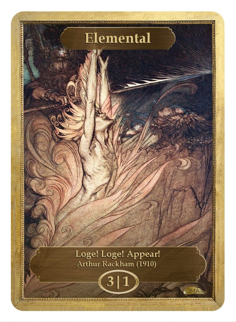 《エレメンタルトークン/Elemental Token》 (Arthur Rackham)