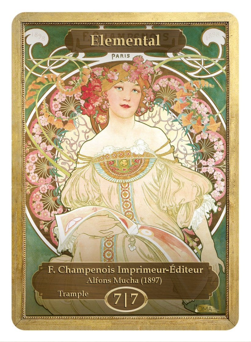 《エレメンタルトークン/Elemental Token》 (Alfons Mucha)