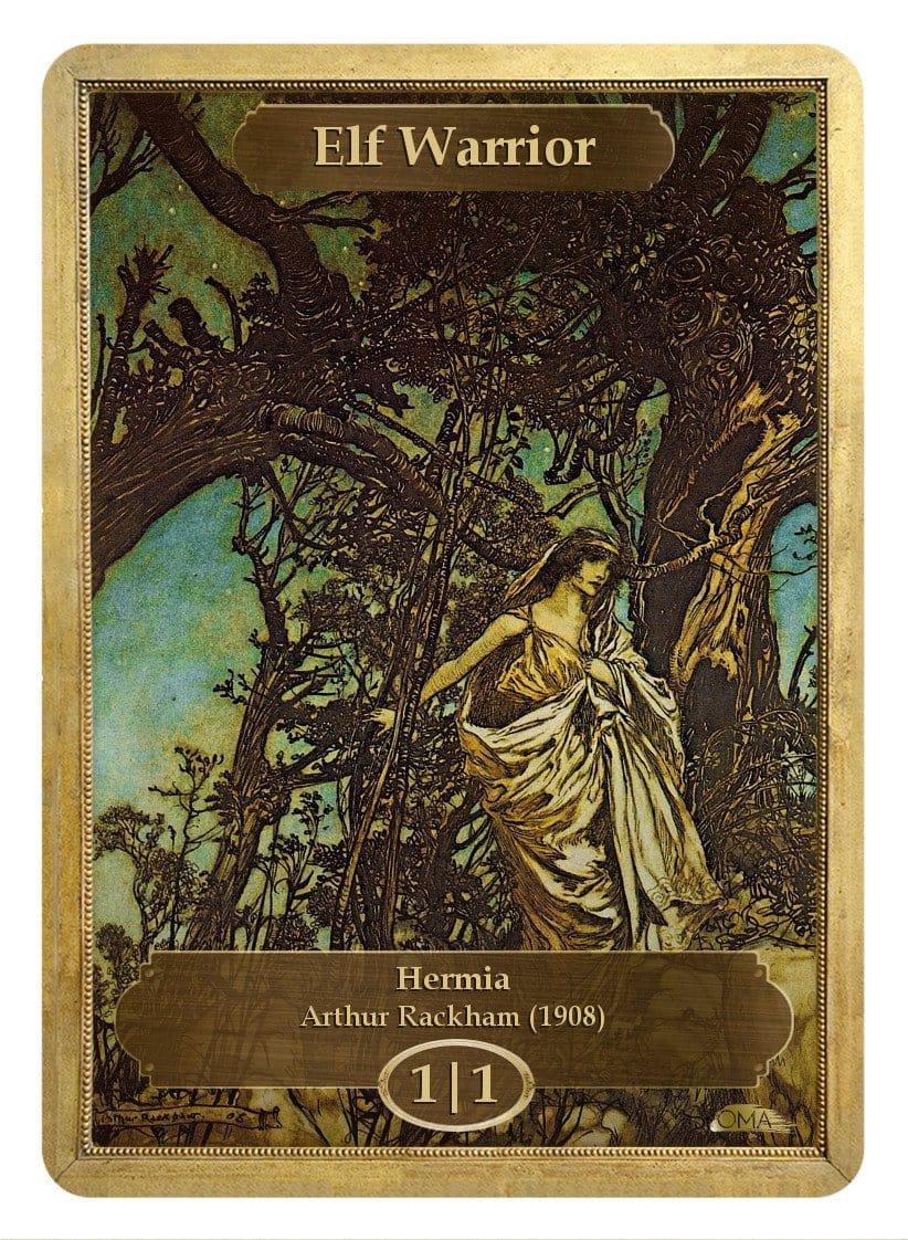 Elf Warrior Token (Arthur Rackham)