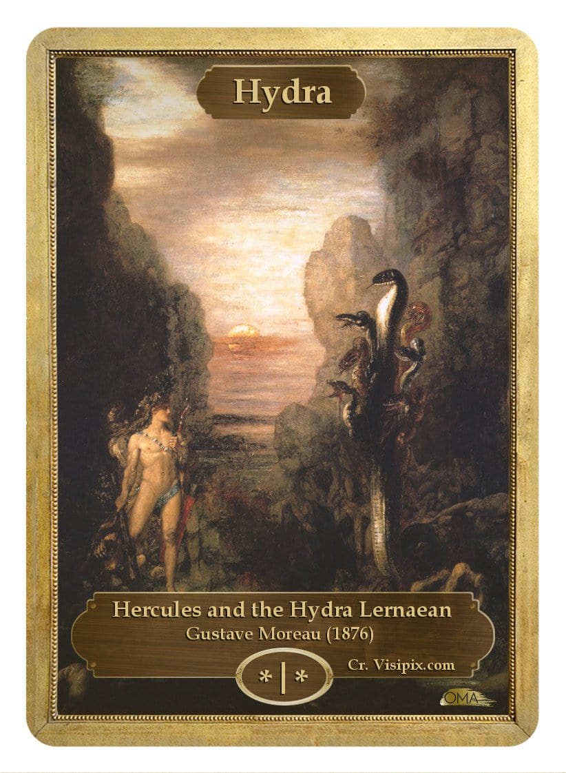 《ハイドラトークン/Hydra Token》 (Gustave Moreau)