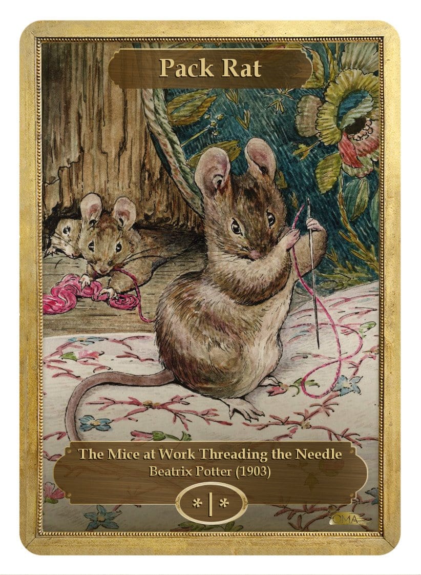 Pack Rat Token (Beatrix Potter)