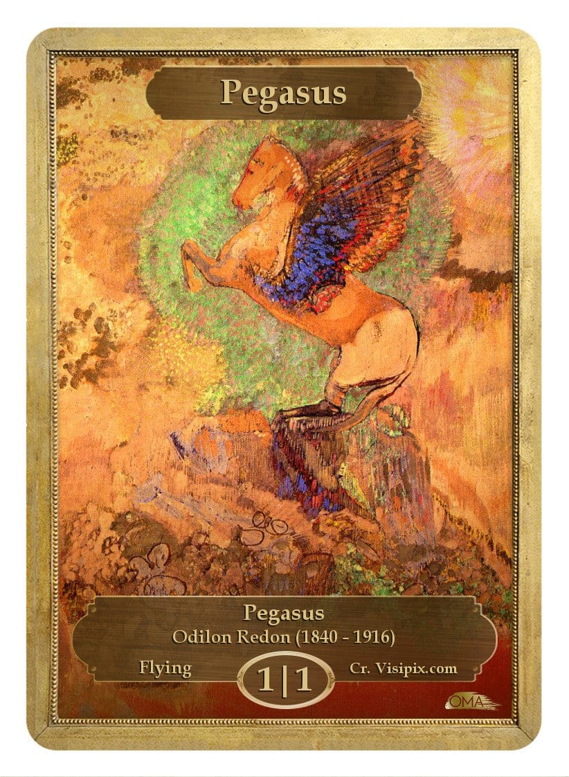 《ペガサストークン/Pegasus Token》 (Odilon Redon)