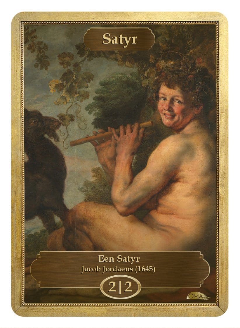 《サテュロストークン/Satyr Token》 (Jacob Jordaens)