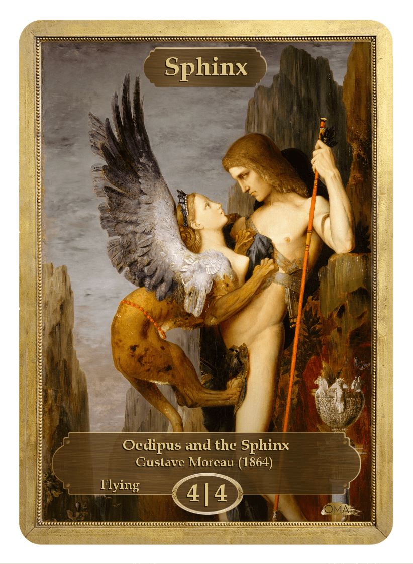 《スフィンクストークン/Sphinx Token》 (Gustave Moreau)