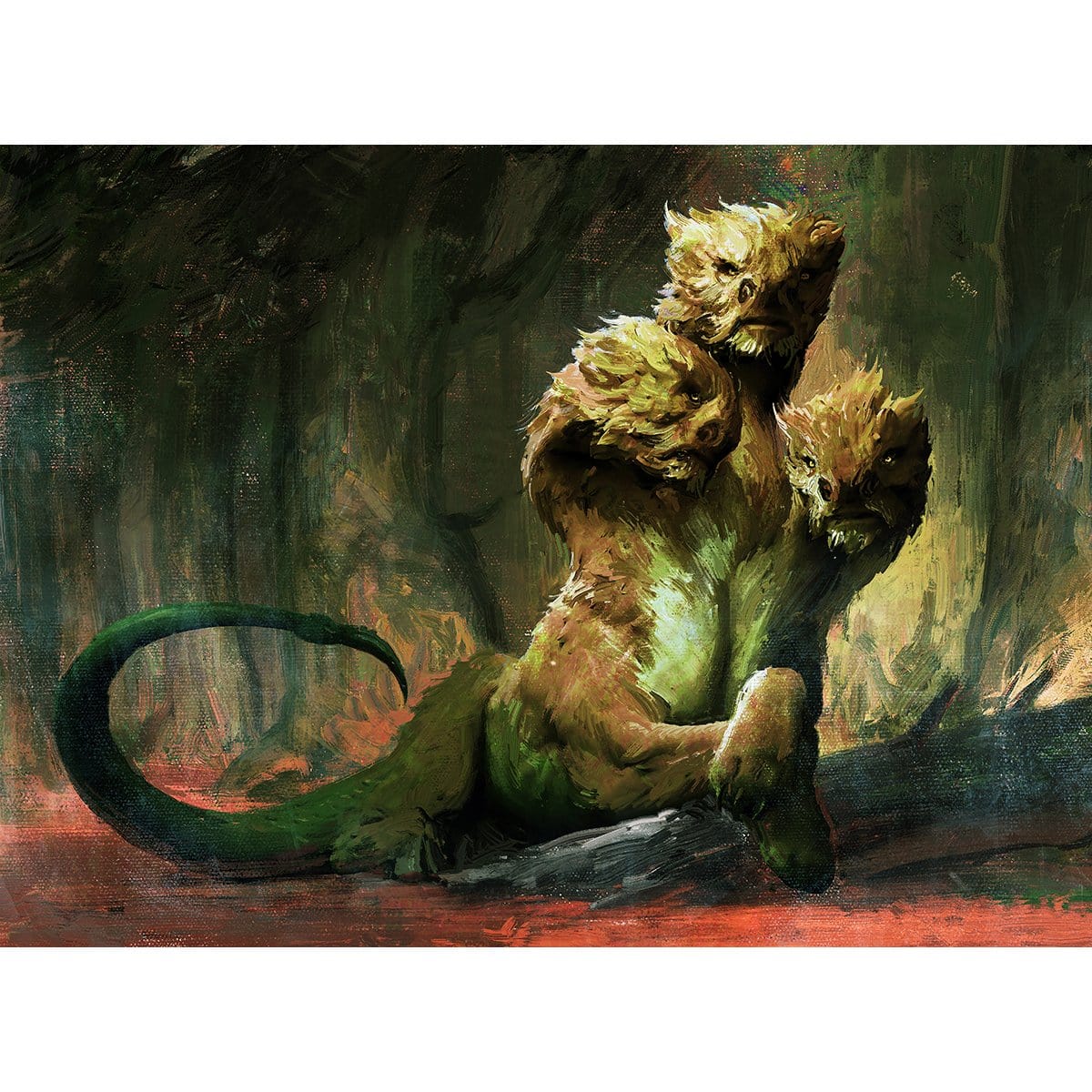 Guardian Beast Print - Original Magic Art