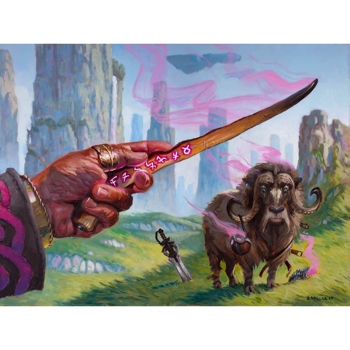 MTG Leonin Vanguard — Aaron Miller Illustration