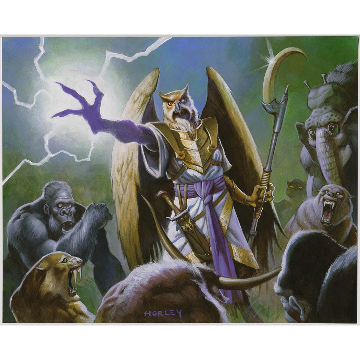 Alex Horley Orlandelli Original Magic Art 6575