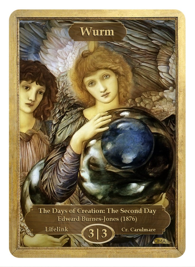 Wurm Token (Edward Burne-Jones)