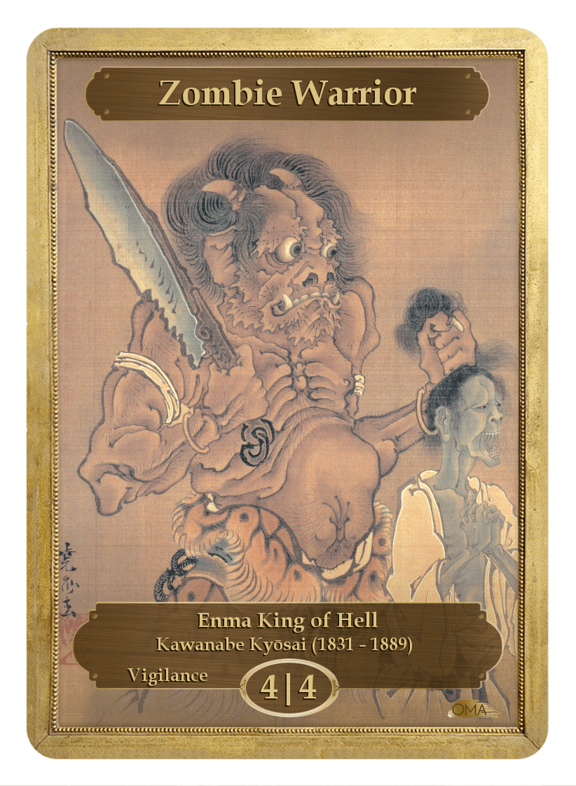 Zombie Warrior Token (Kawanabe Kyosai)