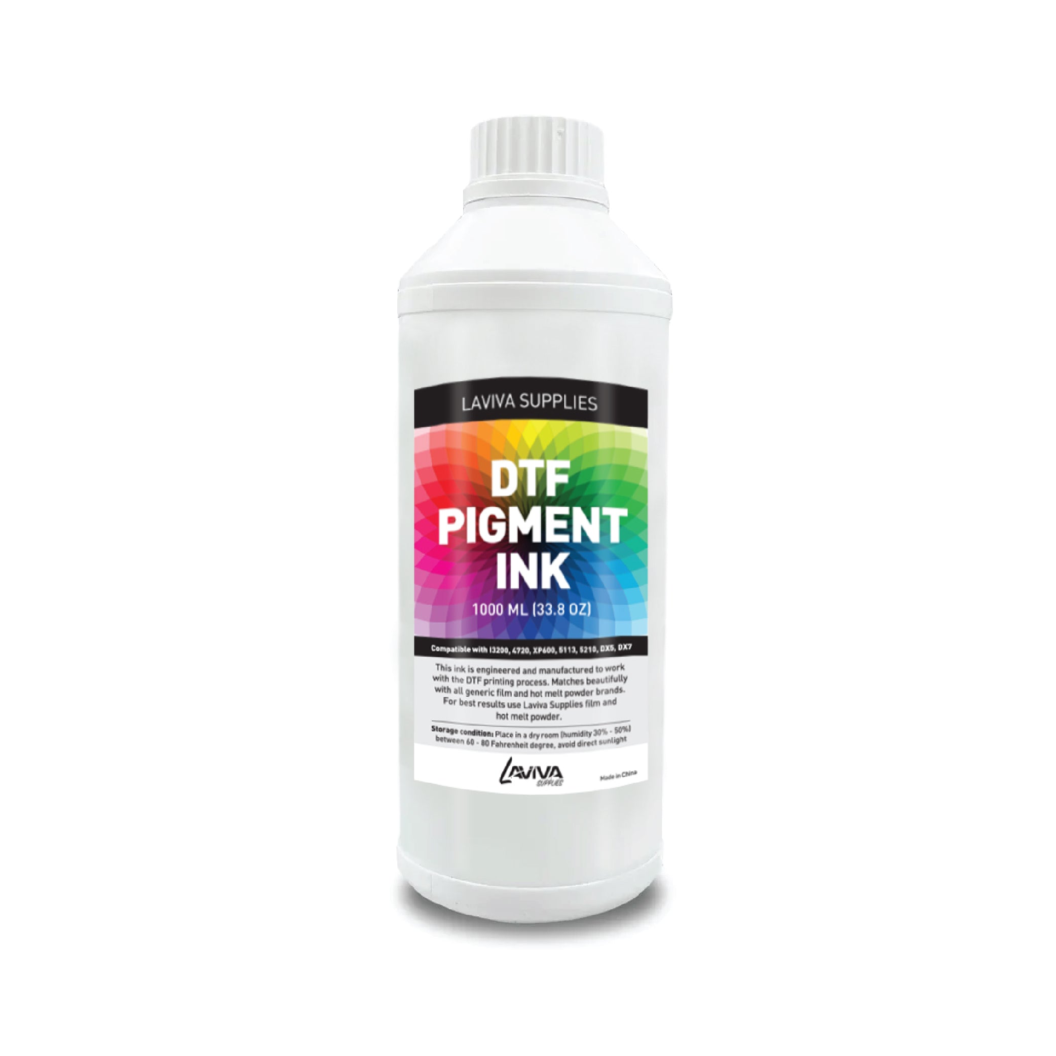 Laviva Supplies DTF Pigment Ink (1000 ML (33.8 OZ)) - Aviva Wholesale product image