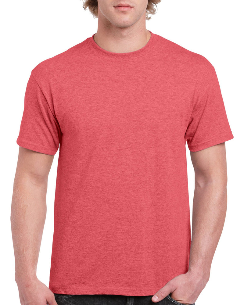 gildan heather red