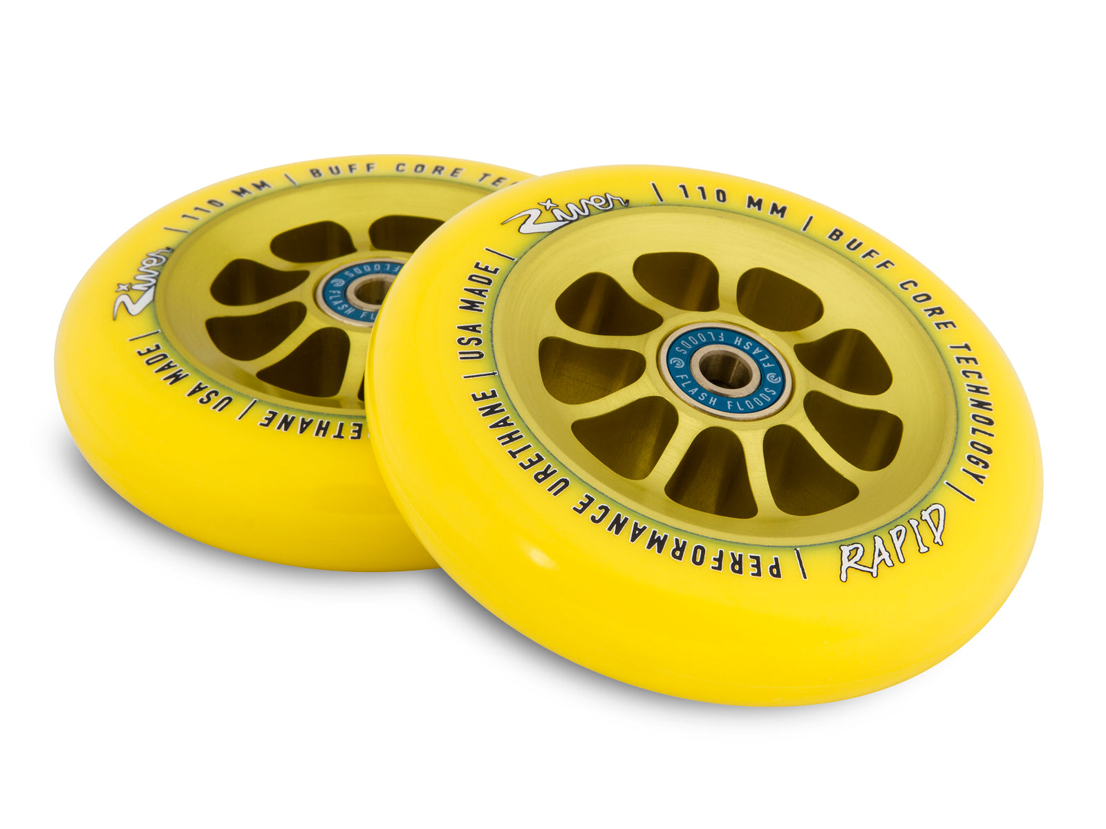 Switch Glide Replacement Scooter Wheels - Yellow/Black