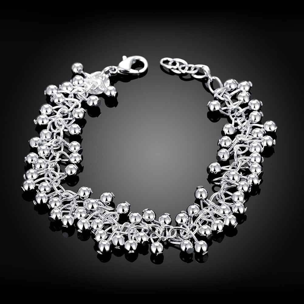 Best Gift silver Light Grape men bracelet wedding decoration 17 