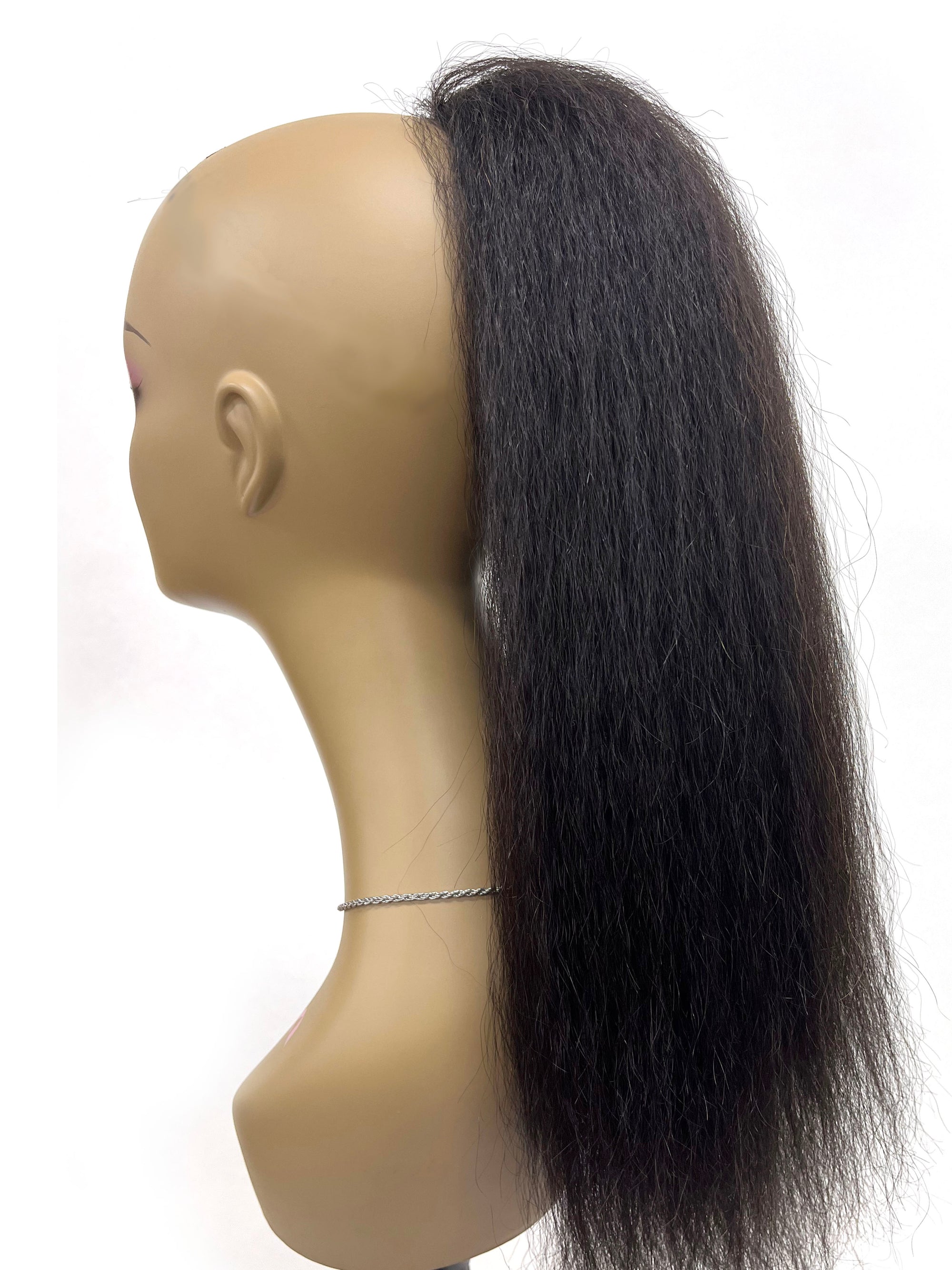 Draw String Ponytail- 100% Human Hair Deep Bodywave 18