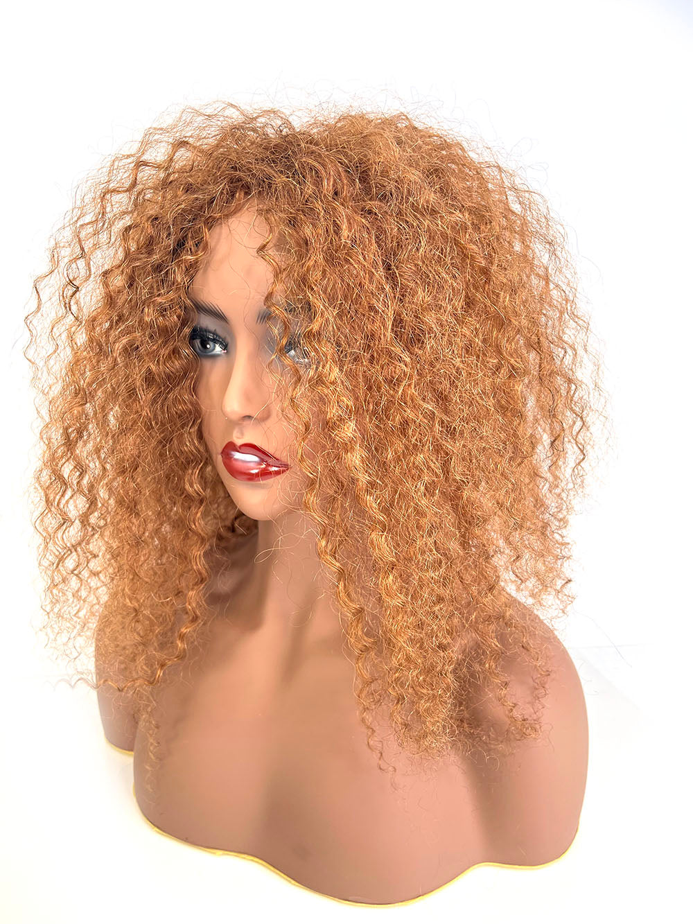 Human Hair Topper, Kinky Curly, High quality, 100% human hair 14 -  Hairesthetic