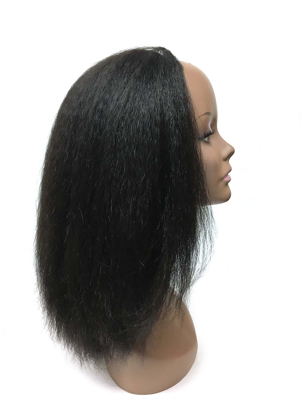 Half Wig 100 Human Hair In Kinky Straight 12