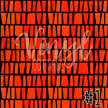 Regal African Kente Cloth- 12 Pattern Heat Transfer Vinyl / Siser Eas