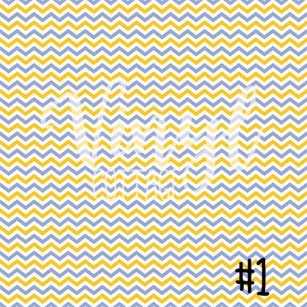 ZigZag Orange/Blue - HTV Pattern