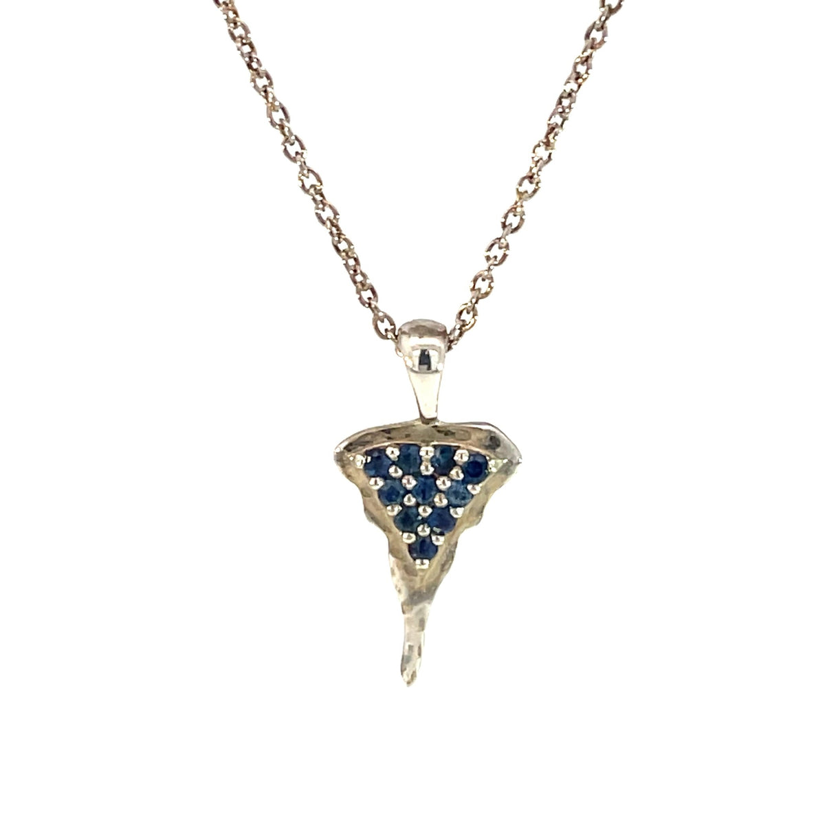 Bays Collection Blue Sapphire Pendant - Markbridge Jewellers