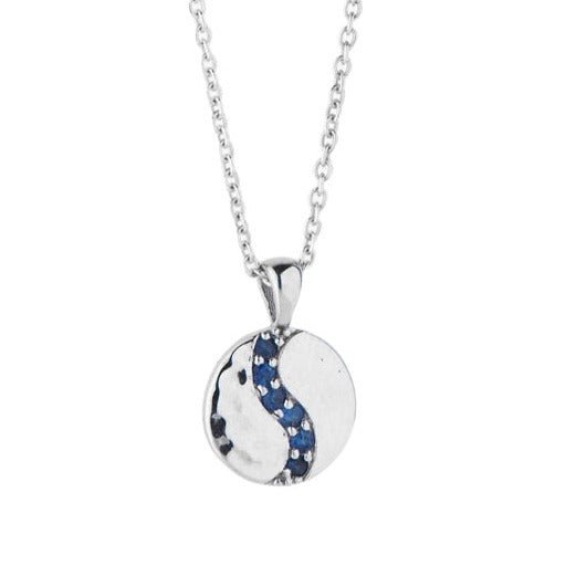 Bays Collection Blue Sapphire Pendant - Markbridge Jewellers