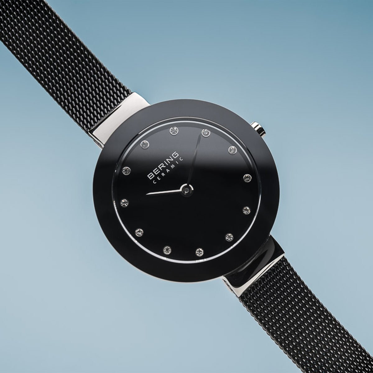 Ceramic Black Mesh Watch - Markbridge Jewellers