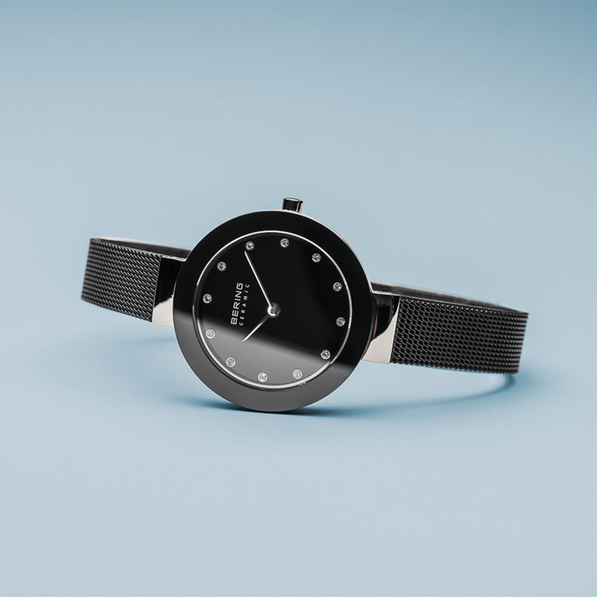 Ceramic Black Mesh Watch - Markbridge Jewellers