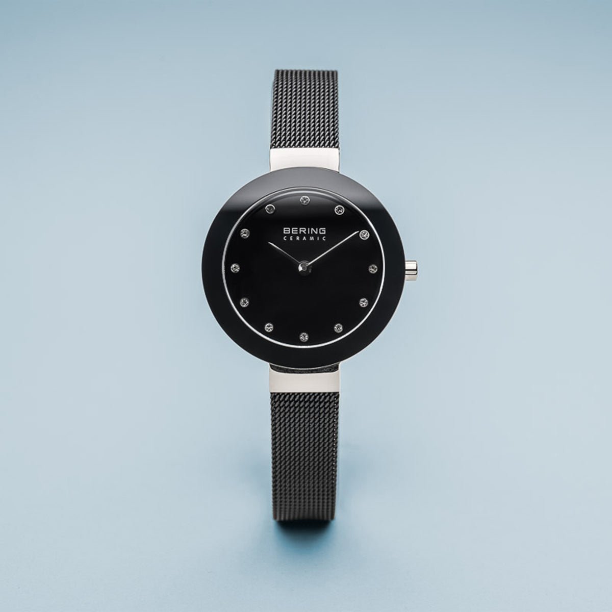 Ceramic Black Mesh Watch - Markbridge Jewellers