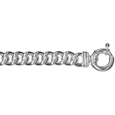 Silver Curb Bolt Ring Bracelet - Markbridge Jewellers