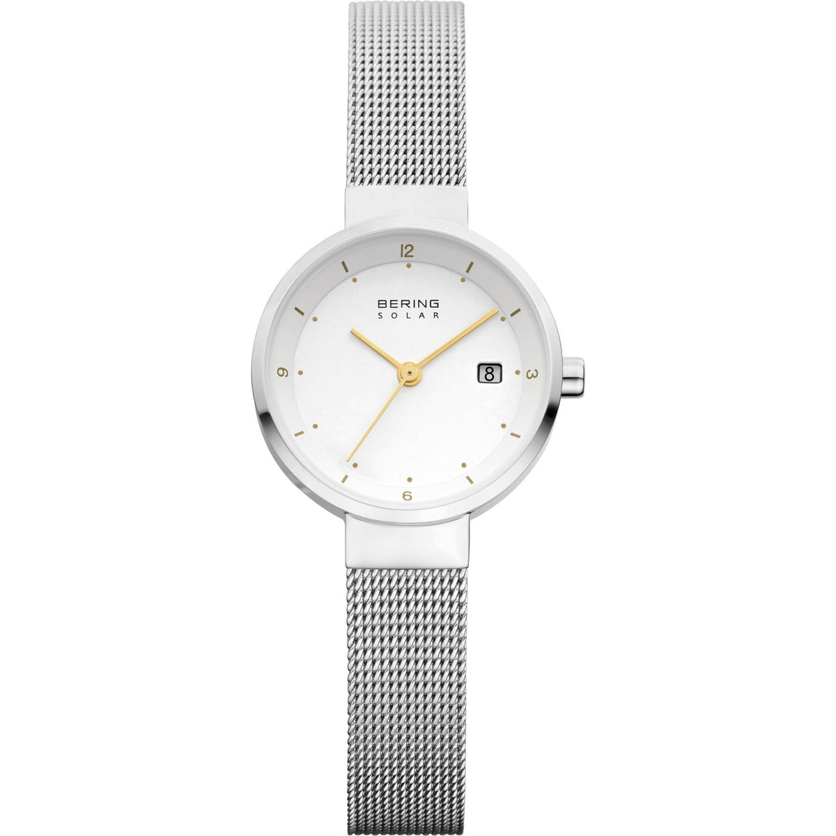 Slim Solar Silver Watch - Markbridge Jewellers