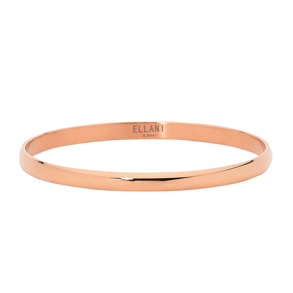 Stainless Steel Bangle Gold - SB110G - Markbridge Jewellers