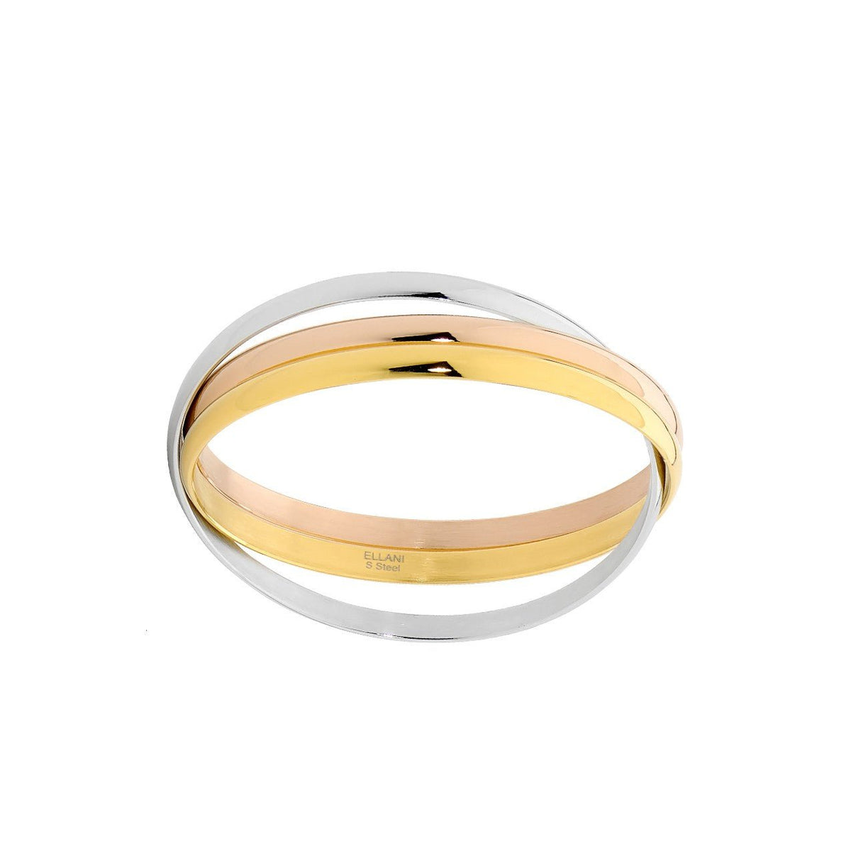 Stainless Steel Bangle - SB111T - Markbridge Jewellers