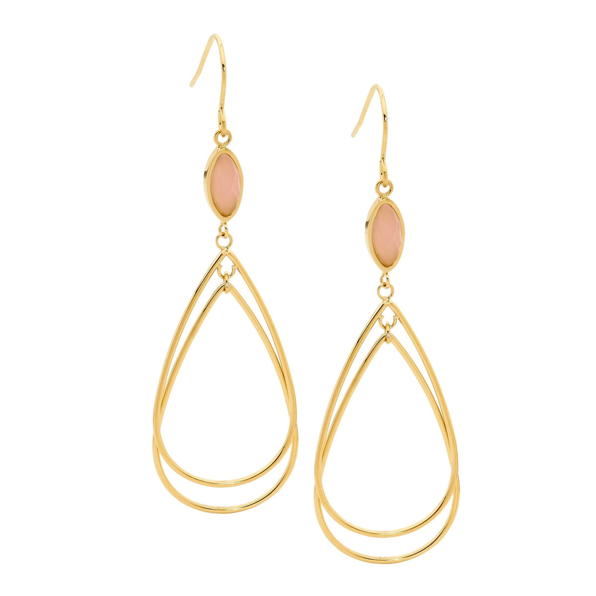 Stainless Steel Earring Gold - SE214G - Markbridge Jewellers