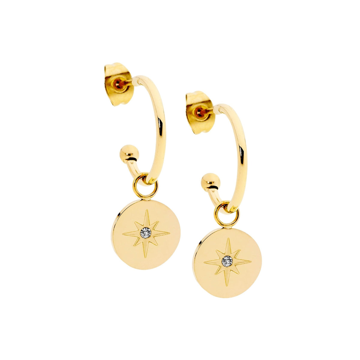 Stainless Steel Earring Gold - SE238G - Markbridge Jewellers