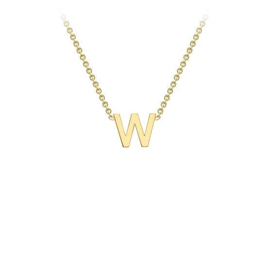 Yellow Gold Petite Letter Necklace - Markbridge Jewellers