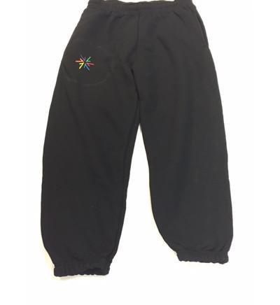 black jogging bottoms school