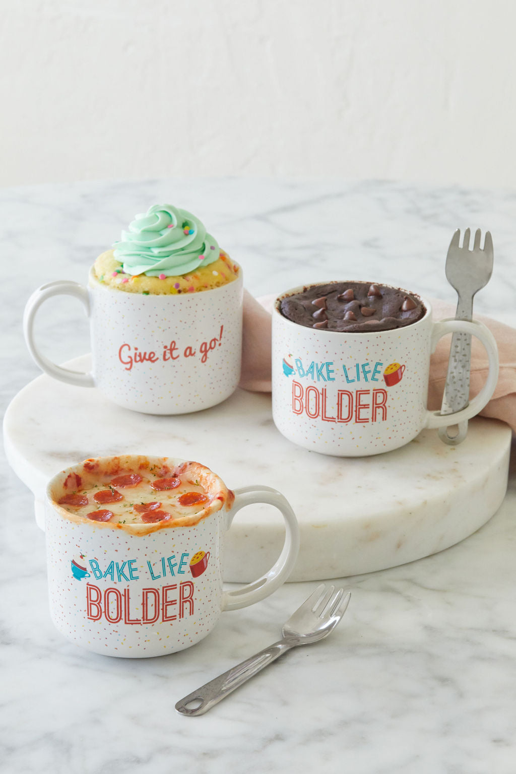 Microwave Cheddar & Bacon Muffin in a Mug - Gemma's Bigger Bolder Baking
