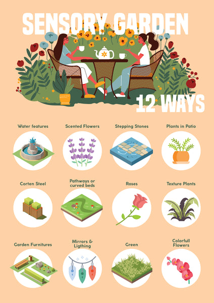 12 ways to create a sensory garden | Infographic | Pot Shack